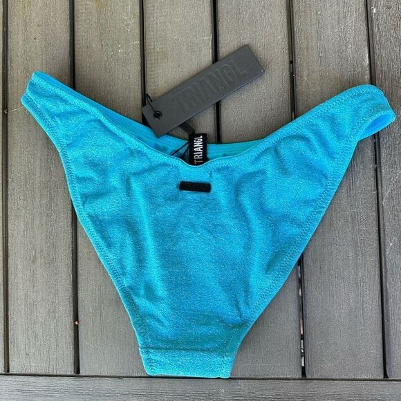 TRIANGL BOTTOM ONLY MICA - NORMAL BABY BLUE SPARKLE NO BAG NEW WITH TAGS - Picture 2 of 7